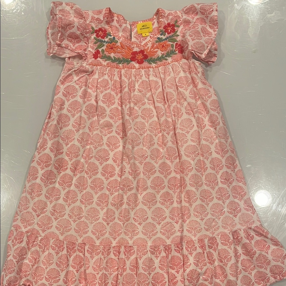 Roller Rabbit Floral Pink Kids Dress